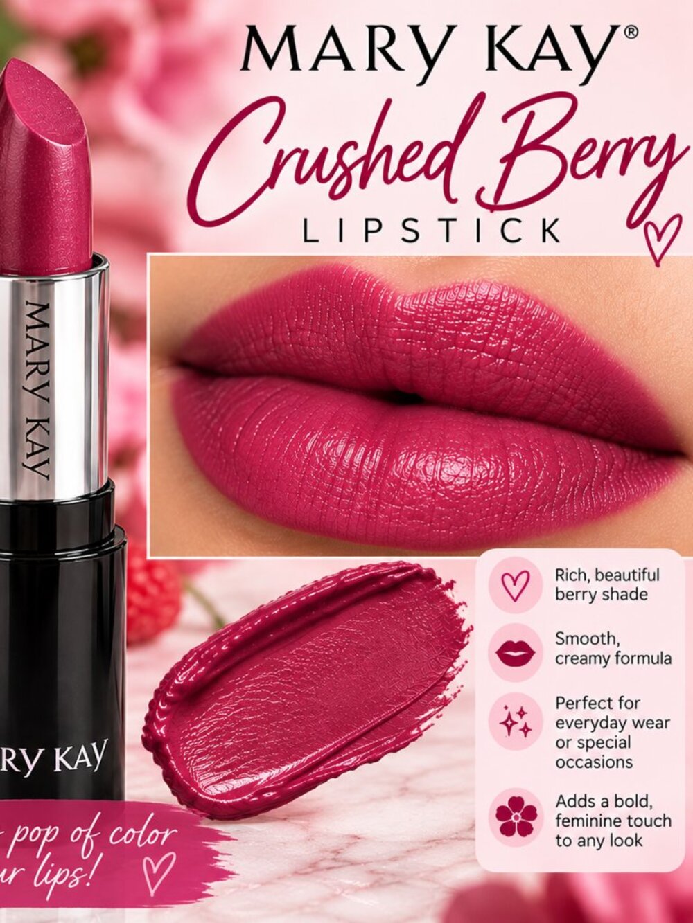 Mary Kay Crushed Berry Lipstick